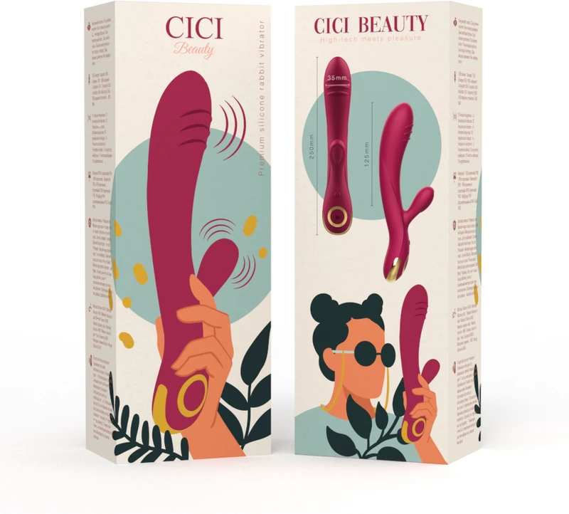 CICI BEAUTY PREMIUM SILICONE RABBIT VIBRATOR