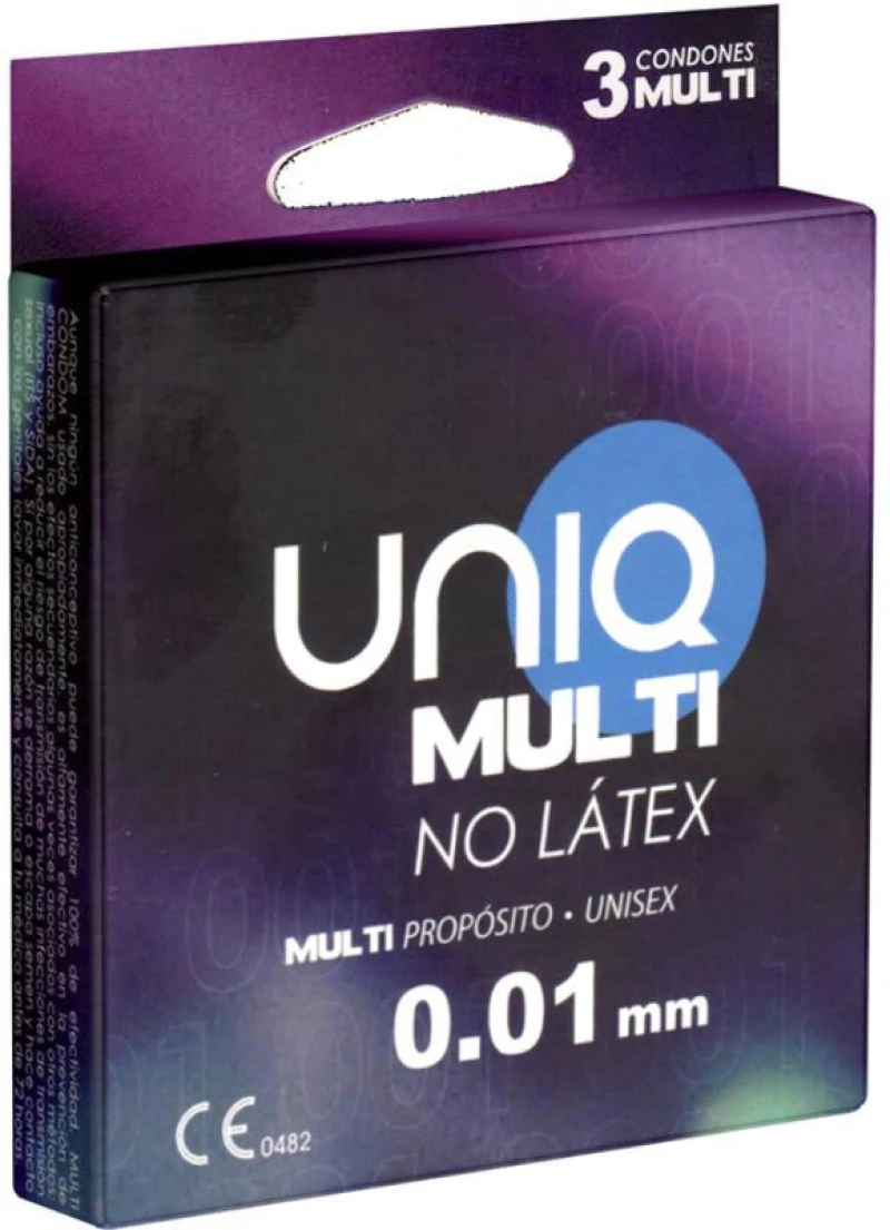 UNIQ MULTI LATEX FREE CONDOMS 3 UNITS