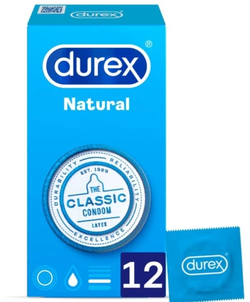 DUREX NATURAL PLUS 12 UNITS