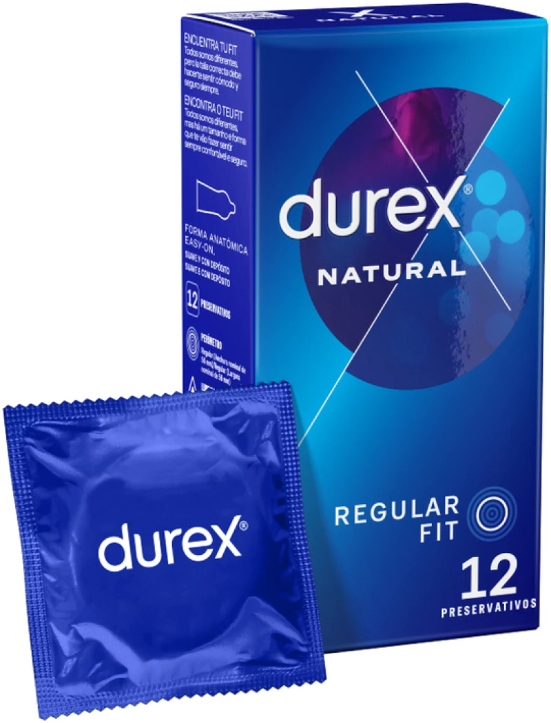 DUREX NATURAL PLUS 12 UNITS