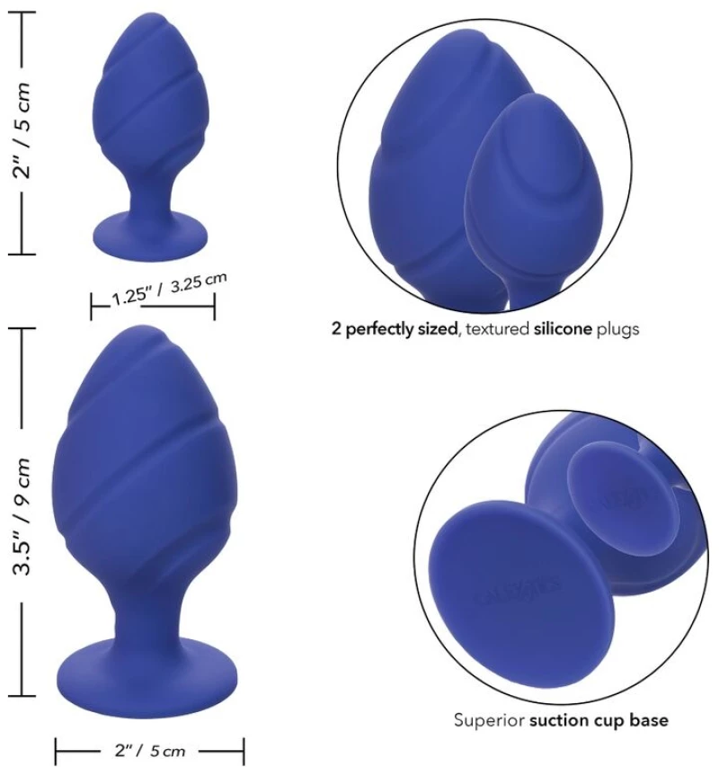 CALEX CHEEKY BUTTPLUG - PURPLE