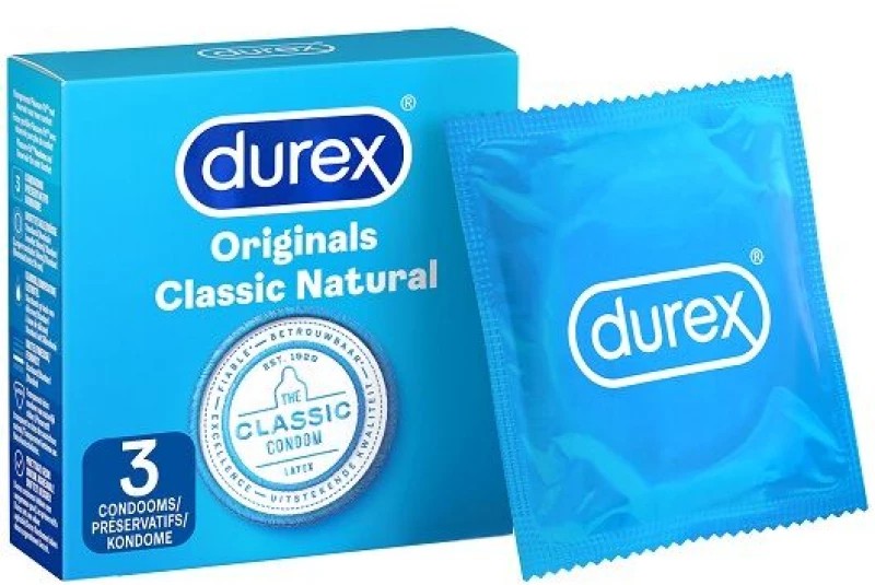 DUREX NATURAL CLASSIC 3 UNITS
