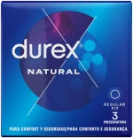 DUREX NATURAL CLASSIC 3 UNITS