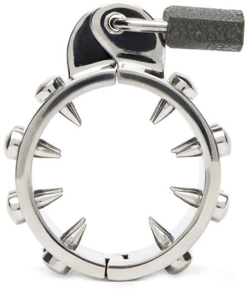 METAL HARD COCK RING CHASTITY