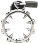METAL HARD COCK RING CHASTITY