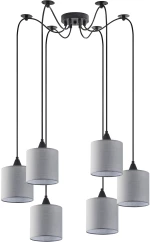 SE21-BL-B10-BL6-SH2 ADEPT PENDANT Grey Shade Pendant + HOMELIGHTING 77-9025