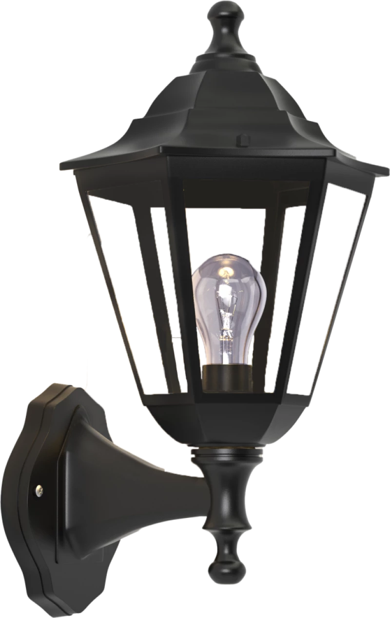 it-Lighting Redfish 1xE27 Outdoor Wall Lamp Black D:36cmx23.5cm 80202614