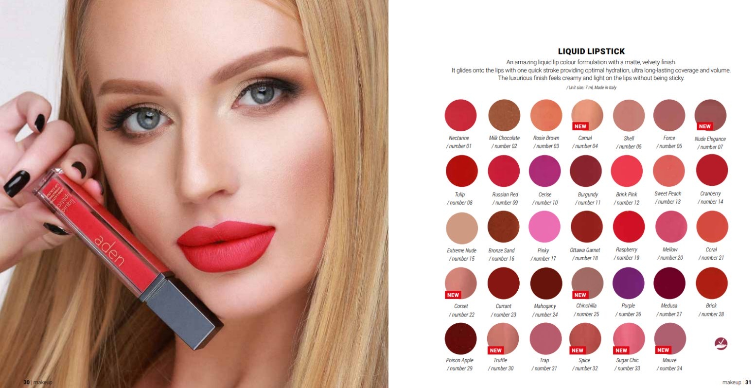 Aden Liquid Lipstick No.05 - Shell