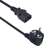 Καλώδιο Ρεύματος DeTech, για PC, CEE 7/7 - IEC C13, 150 pcs., 1.5m - 18363