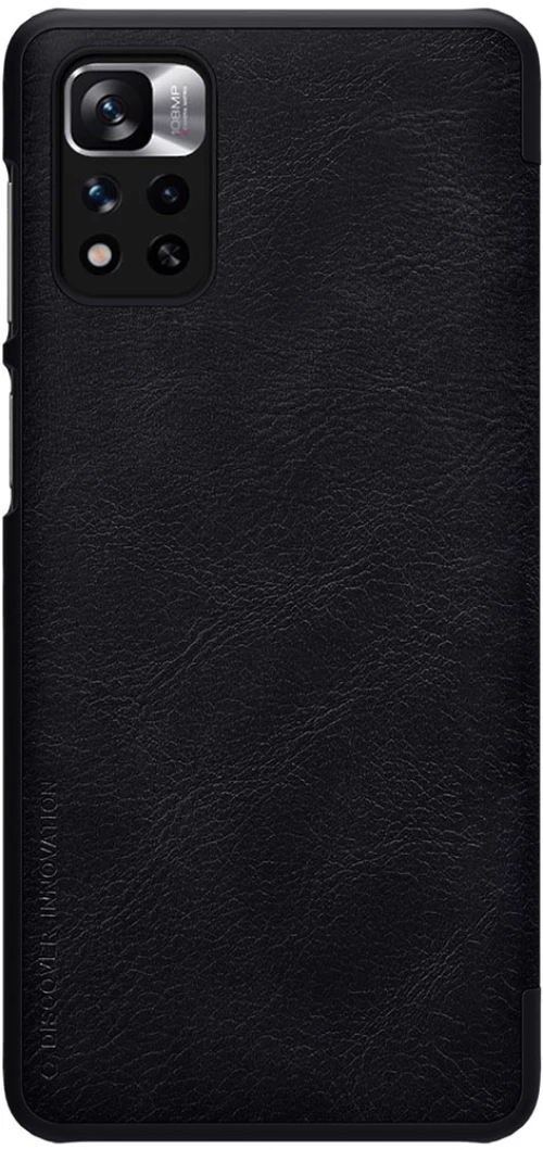 Nillkin Husa pentru Xiaomi Redmi Note 11 Pro+ 5G - Nillkin QIN Leather Case - Black 6902048234963