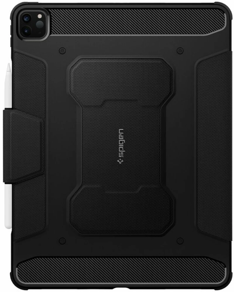 Spigen Husa pentru Apple iPad Pro 12.9 (2021 / 2022) - Spigen Rugged Armor Pro - Black 8809756646751