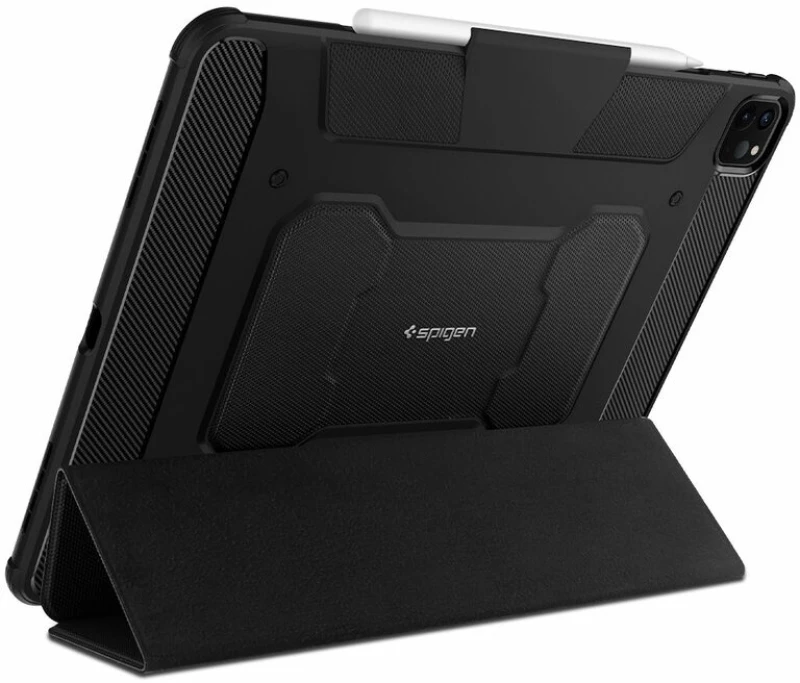 Spigen Husa pentru Apple iPad Pro 12.9 (2021 / 2022) - Spigen Rugged Armor Pro - Black 8809756646751