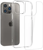 Spigen Husa pentru iPhone 14 Pro Max - Spigen Quartz Hybrid - Crystal Clear 8809811863611