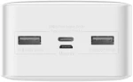 Baseus Baterie externa 30000mAh, 15W - Baseus Bipow Digital Display (PPBD050202) - White 6932172618247