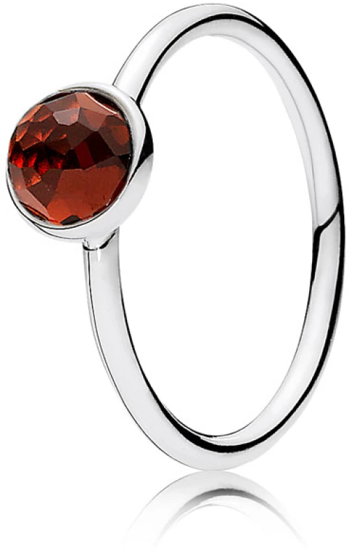 Δαχτυλίδι Pandora με garnet, Ιανουάριος 191012GR