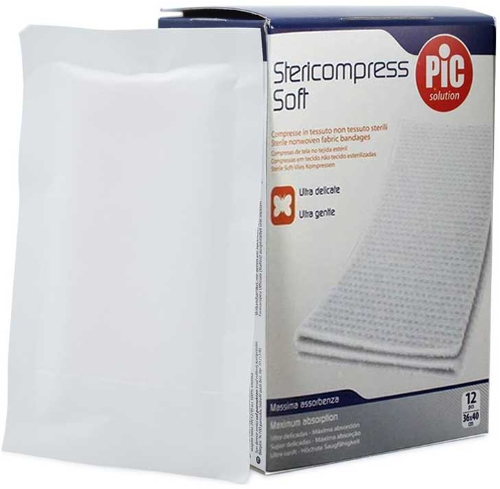 PiC Stericompress Soft (36cmX40cm) (12 τμχ)
