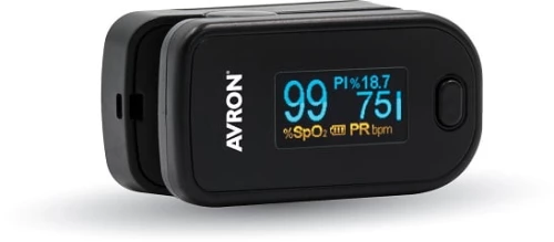 Παλμικό Οξύμετρο Δακτύλου Avron OxyCheck Μαύρο
