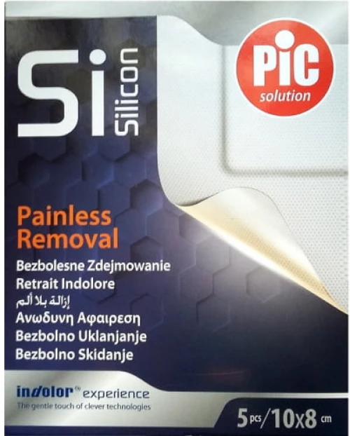 Αυτοκόλλητα Επιθέματα PIC Sisilicon Plaster 10 X 8 Εκατοστών 5 Τεμάχια