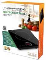 Esperanza EKH009 Μονή Επιτραπέζια Επαγωγική Εστία Μαύρη Vesuvius