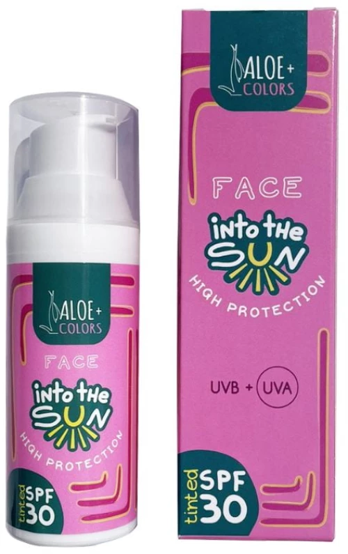Aloe+ Colors Into The Sun Face Sunscreen Spf 30 Tinted Αντηλιακή Κρέμα Προσώπου με Χρώμα 50ml