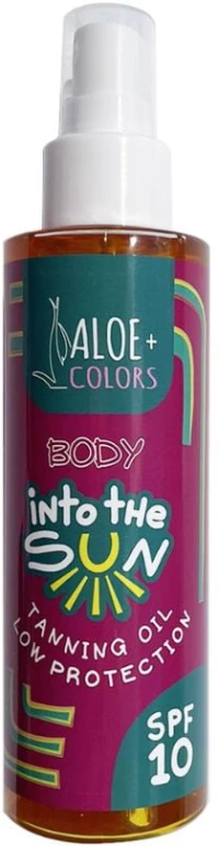 Aloe+ Colors Into The Sun Tanning Oil Spf 10 Λάδι Μαυρίσματος 150ml