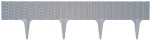 Prosperplast Φράκτης Κήπου Garden Border Γκρι 5 τεμ. IBRA-405U