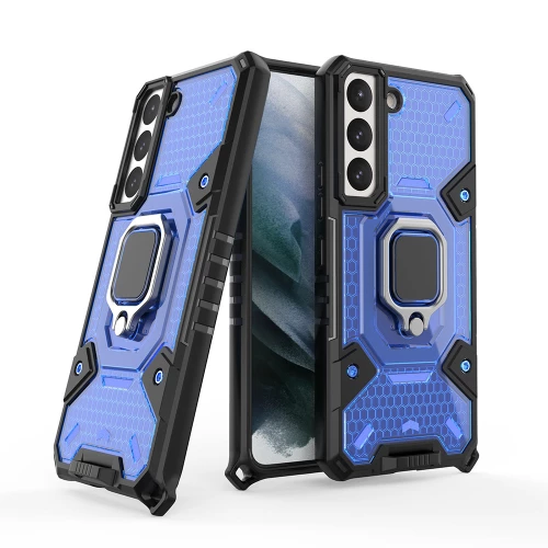 Techsuit Husa pentru Samsung Galaxy S22 Plus 5G - Techsuit Honeycomb Armor - Blue 5949419028210