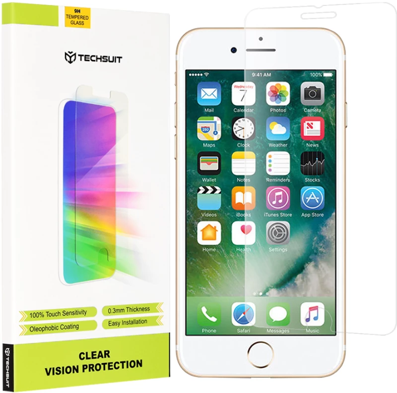 Techsuit Folie pentru Apple iPhone 7 / 8 / SE 2 / SE 3 - Techsuit Clear Vision Glass - Transparent 5949419009554