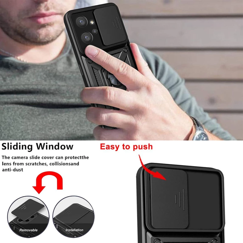Techsuit Husa pentru Motorola Moto G32 - Techsuit CamShield Series - Black 5949419002685