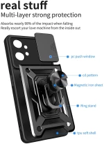 Techsuit Husa pentru Motorola Moto G32 - Techsuit CamShield Series - Black 5949419002685