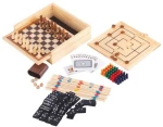 Ξύλινo Σετ Επιτραπέζιων Παιχνιδιών 50 σε 1 - Natural Games (61139419)
