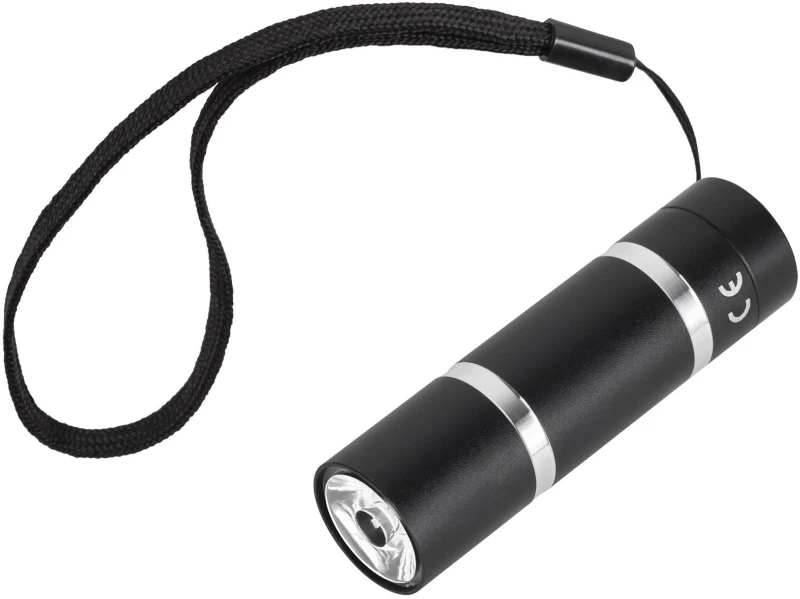 Rebel Φακός 1W LED Μαύρος Rebel DM-0902