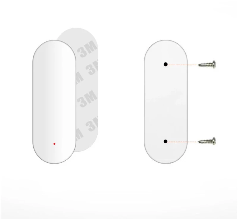 Smart sensor No brand PST-WD002, For Door/Window, Wi-Fi, Tuya Smart, White - 91001