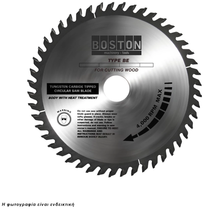 BOSTON ΔΙΣΚΟΣ ΚΟΠΗΣ ΞΥΛΟΥ Φ250/30 mm - Z60 48185