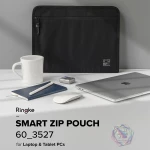 Ringke Husa pentru laptop 13" - Ringke Smart Zip Pouch - Light Beige 8809818842145