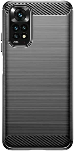Techsuit Husa pentru Xiaomi Redmi Note 11 Pro 4G / Note 11 Pro 5G - Techsuit Carbon Silicone - Black 5949419012431