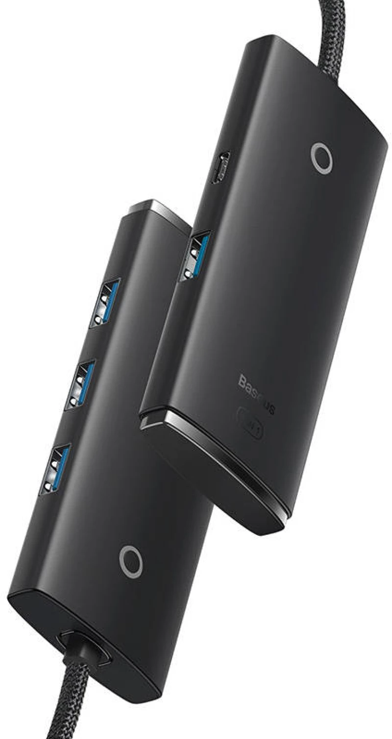 Baseus Baseus Lite Series Hub 4in1 USB-C to 4x USB 3.0 + USB-C, 1m (Black) 033100