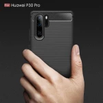 Techsuit Husa pentru Huawei P30 Pro / P30 Pro New Edition - Techsuit Carbon Silicone - Black 5949419061880