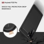 Techsuit Husa pentru Huawei P30 Pro / P30 Pro New Edition - Techsuit Carbon Silicone - Black 5949419061880