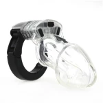 Clear adjustable chastity cage