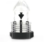 Clear adjustable chastity cage