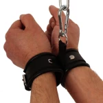 Χειροπέδες Double Leather BDSM Handcuffs