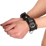 Χειροπέδες Double Leather BDSM Handcuffs