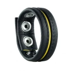 Cockring en cuir Jaune