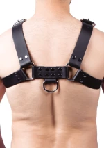 Leather Harness Buckle Black