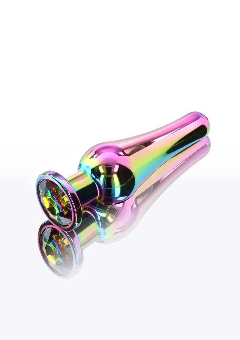 Twilight Bum Bijou Medium Butt Plug - Multicolor Πρωκτική Σφήνα με Κόσμημα