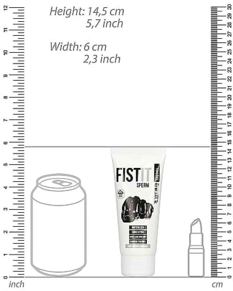 Fist It Sperm Lubricant 100ml - Λιπαντικό με Υφή Σπέρματος με Βάση το Νερό