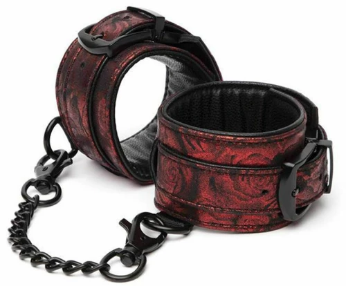 Sweet Anticipation Wrist Cuffs - Red