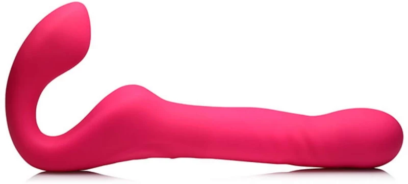 Mighty-Thrust Thrusting & Vibrating Strapless Strap-On with Remote