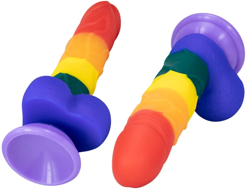 Dildo Realist Rainbow Silicon